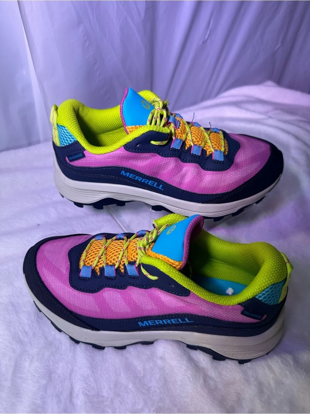 Merrell Kids Pink Multi-Color Trail Sneaker